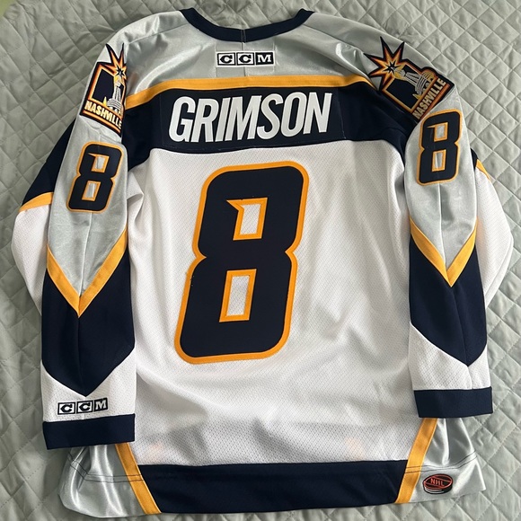 Stu Grismson Nashville Predators NHL CCM jersey Medium - Picture 5 of 9